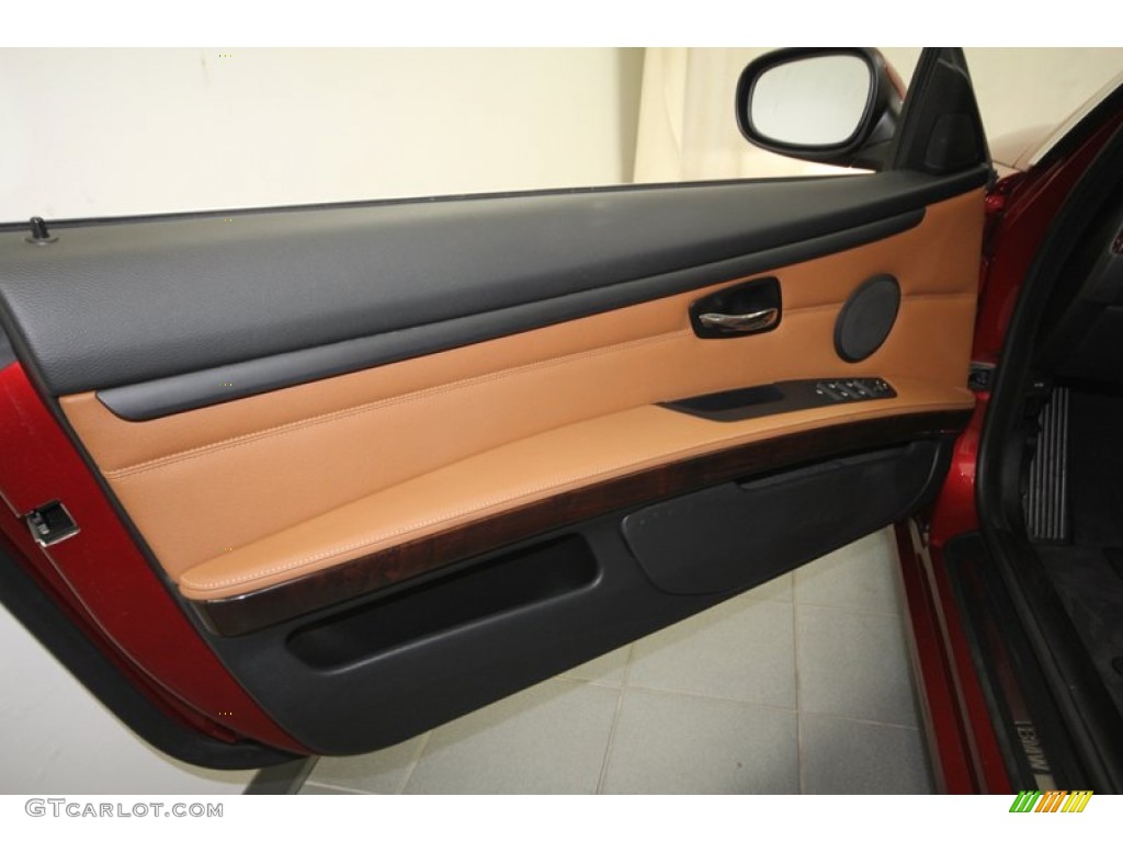 2011 3 Series 328i Convertible - Vermillion Red Metallic / Saddle Brown Dakota Leather photo #16