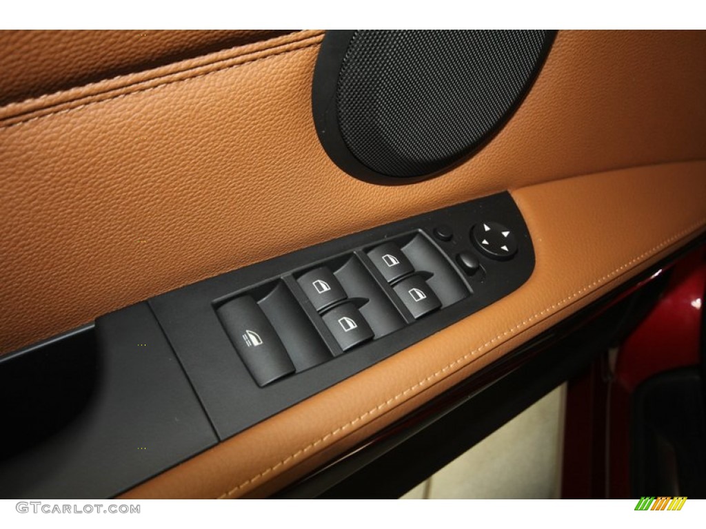 2011 3 Series 328i Convertible - Vermillion Red Metallic / Saddle Brown Dakota Leather photo #17