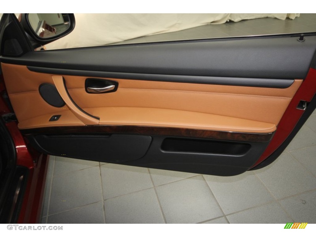 2011 3 Series 328i Convertible - Vermillion Red Metallic / Saddle Brown Dakota Leather photo #33