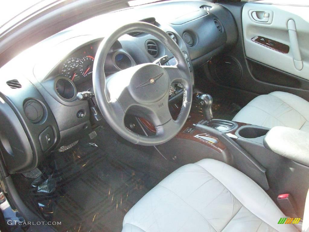 2001 Sebring LXi Coupe - Black / Black/Light Gray photo #22