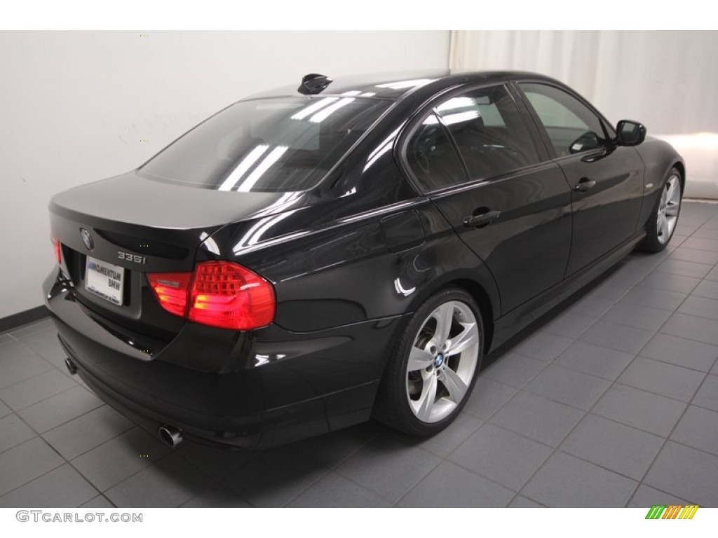 2009 3 Series 335i Sedan - Jet Black / Black photo #11