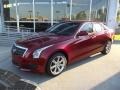 2013 Crystal Red Tintcoat Cadillac ATS 2.5L  photo #1