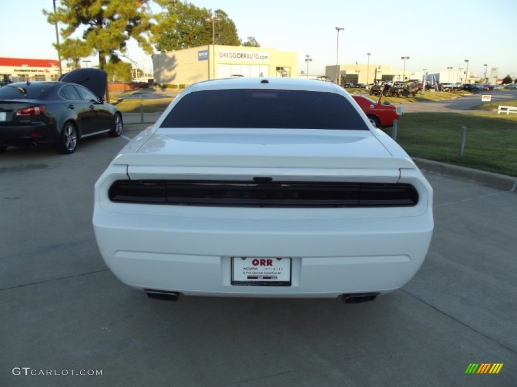 2011 Challenger R/T Plus - Bright White / Dark Slate Gray photo #7