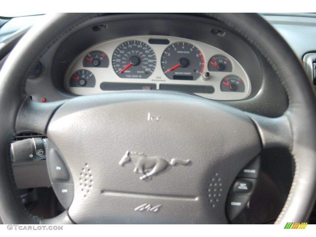 1999 Mustang GT Coupe - Rio Red / Dark Charcoal photo #4