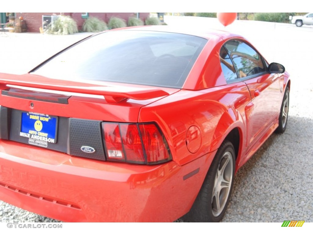 1999 Mustang GT Coupe - Rio Red / Dark Charcoal photo #11