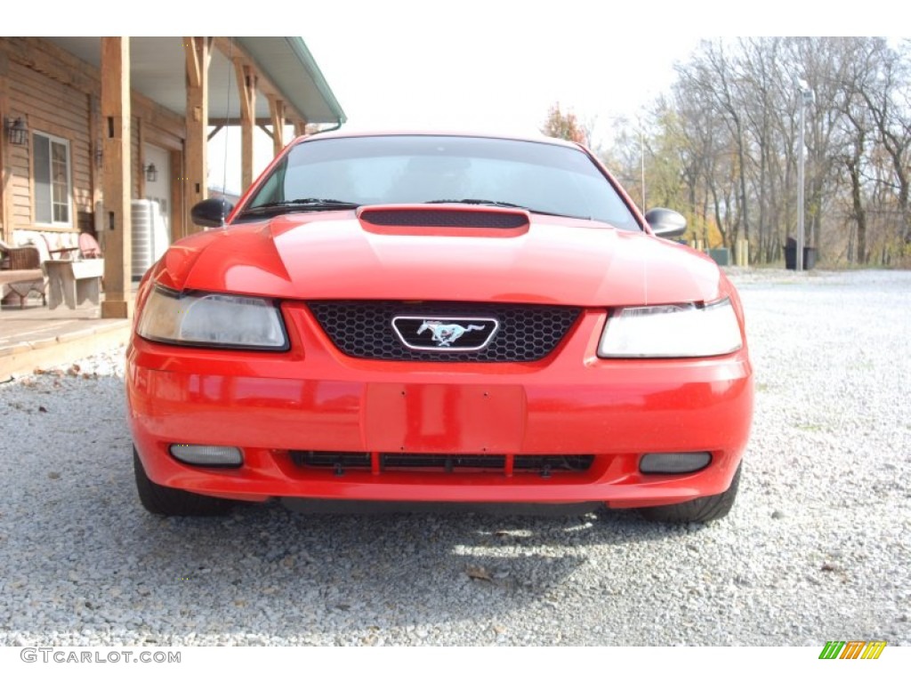 1999 Mustang GT Coupe - Rio Red / Dark Charcoal photo #13