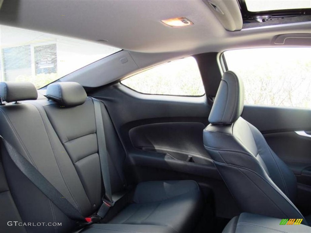 Black Interior 2013 Honda Accord EX-L V6 Coupe Photo #72994207