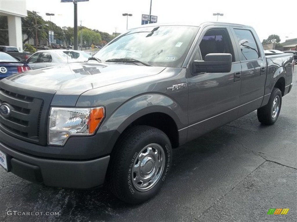 2010 F150 XL SuperCrew - Sterling Grey Metallic / Medium Stone photo #7