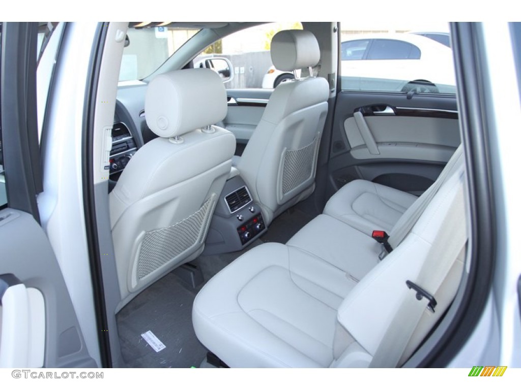 Limestone Gray Interior 2013 Audi Q7 3.0 TDI quattro Photo #72994741