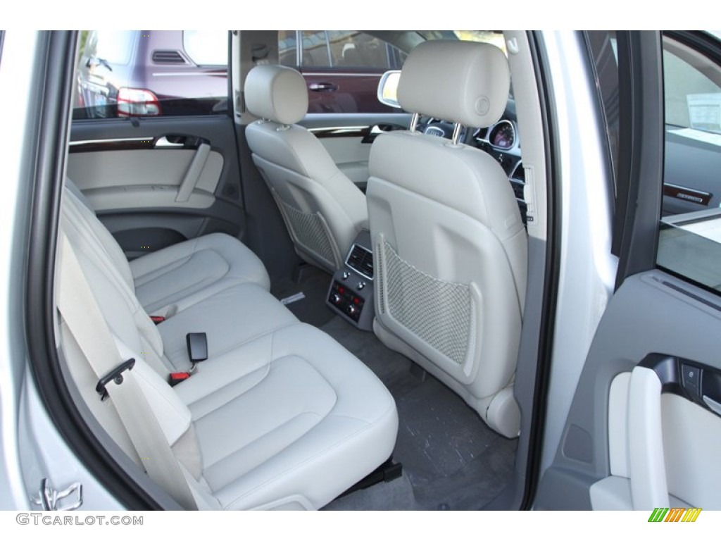 Limestone Gray Interior 2013 Audi Q7 3.0 TDI quattro Photo #72994983