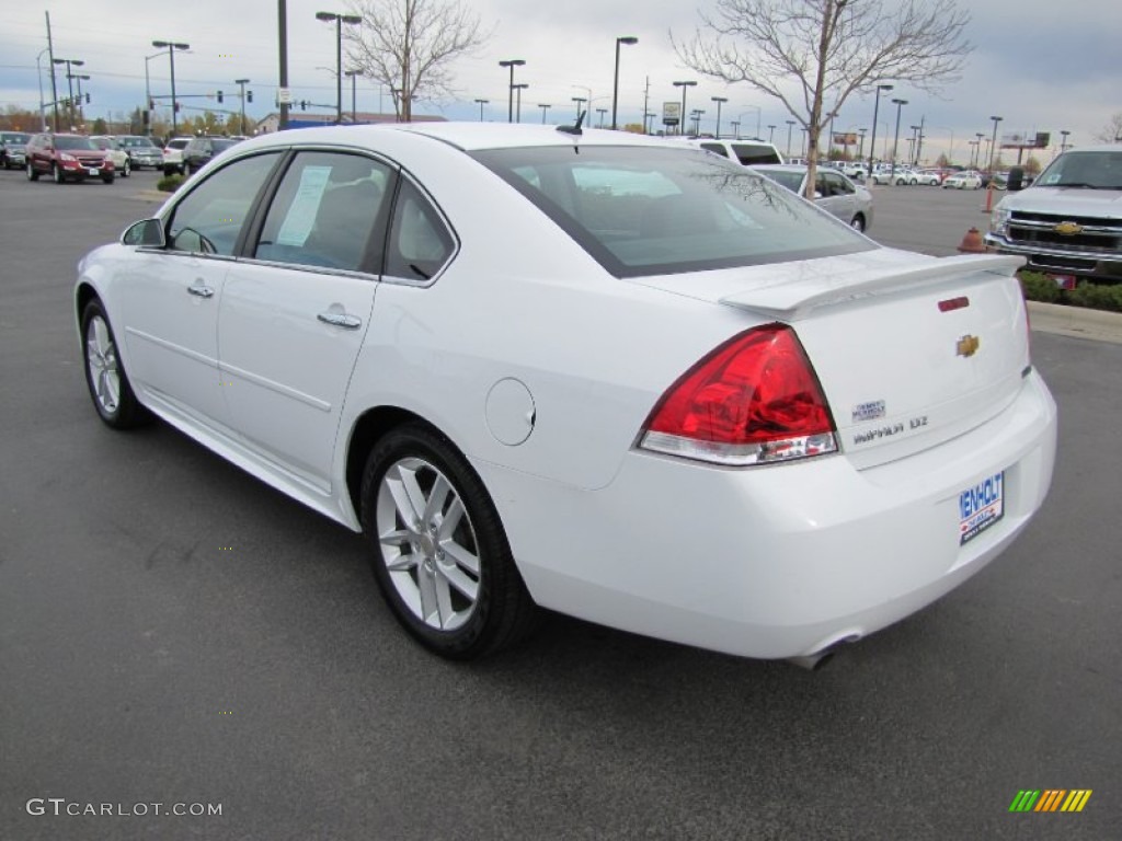 2012 Impala LTZ - Summit White / Gray photo #3