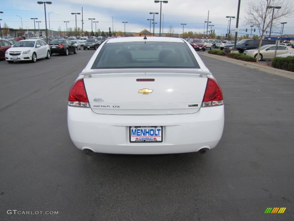 2012 Impala LTZ - Summit White / Gray photo #4