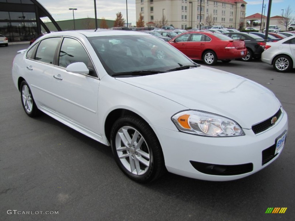 2012 Impala LTZ - Summit White / Gray photo #7
