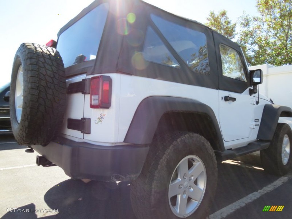 2012 Wrangler Sport S 4x4 - Bright White / Black photo #3