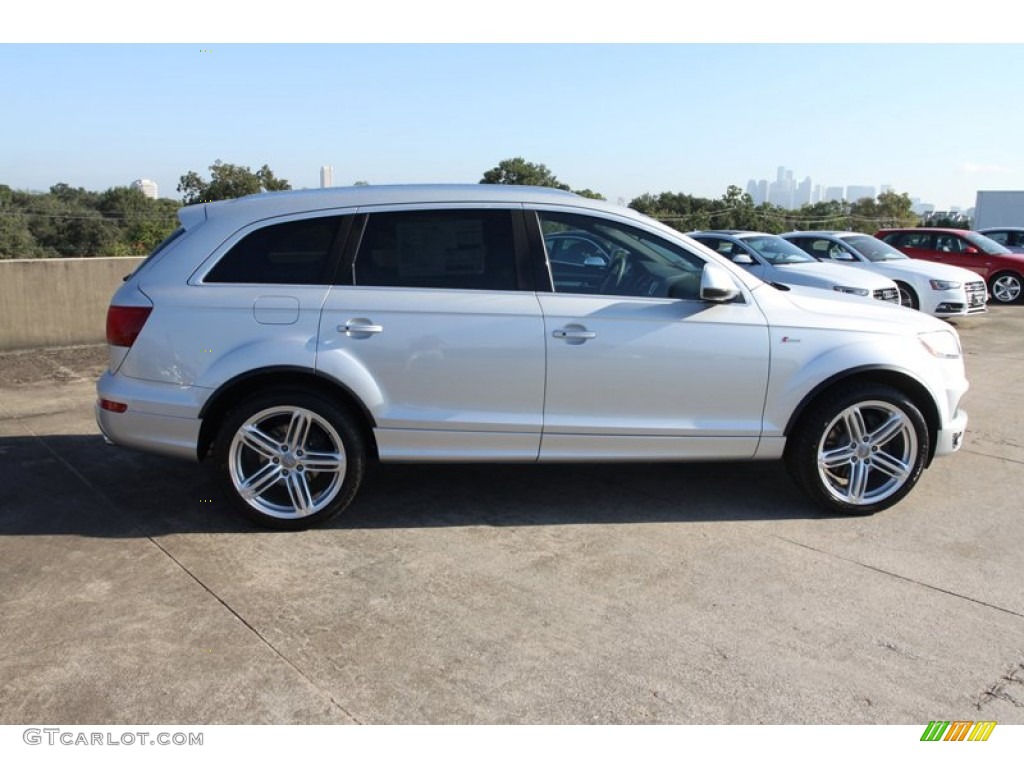 Ice Silver Metallic 2013 Audi Q7 3.0 S Line quattro Exterior Photo #72995368