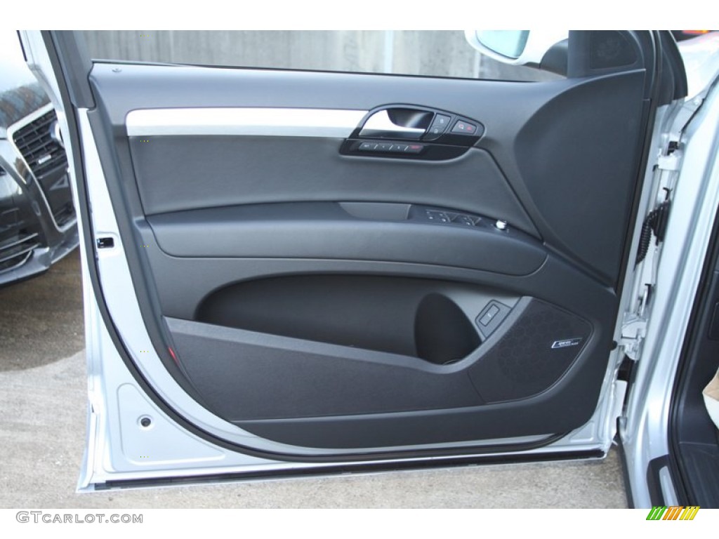 2013 Audi Q7 3.0 S Line quattro Black Door Panel Photo #72995392