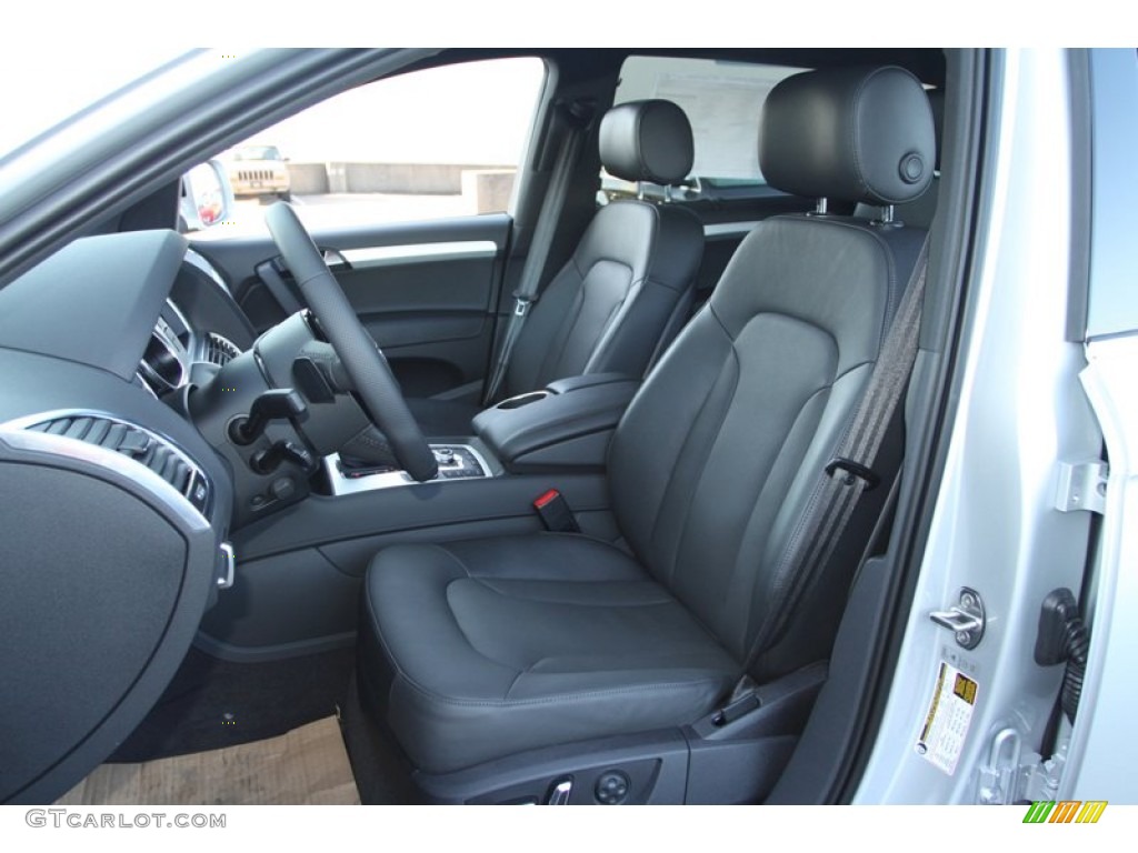 Black Interior 2013 Audi Q7 3.0 S Line quattro Photo #72995434