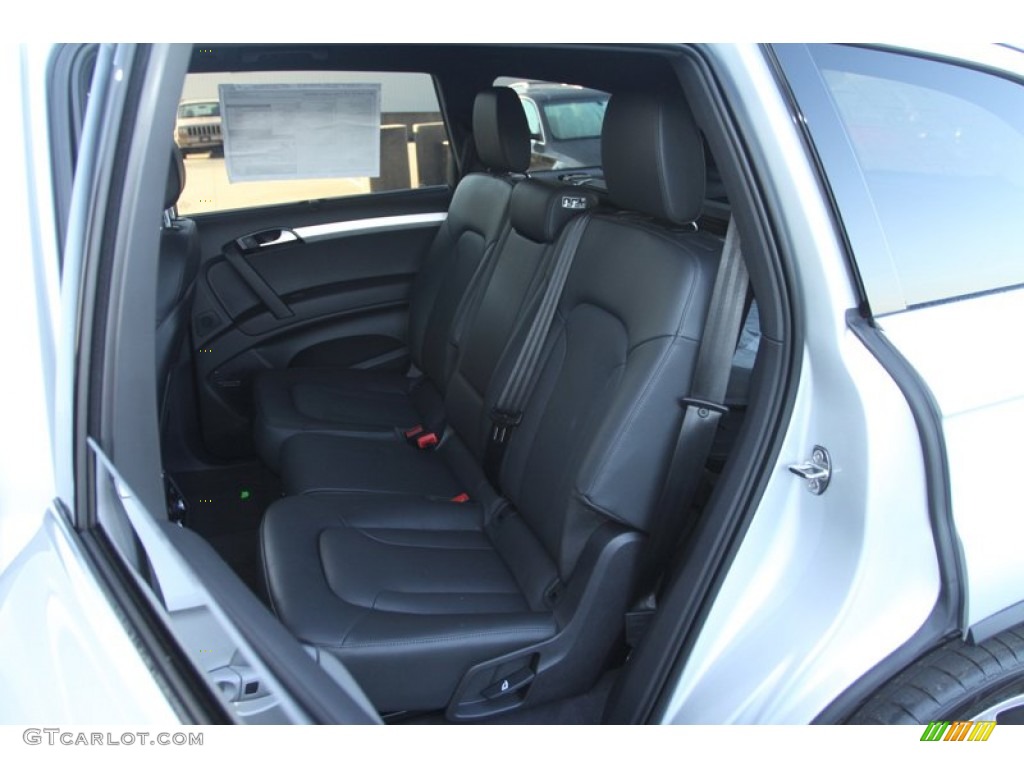 Black Interior 2013 Audi Q7 3.0 S Line quattro Photo #72995459