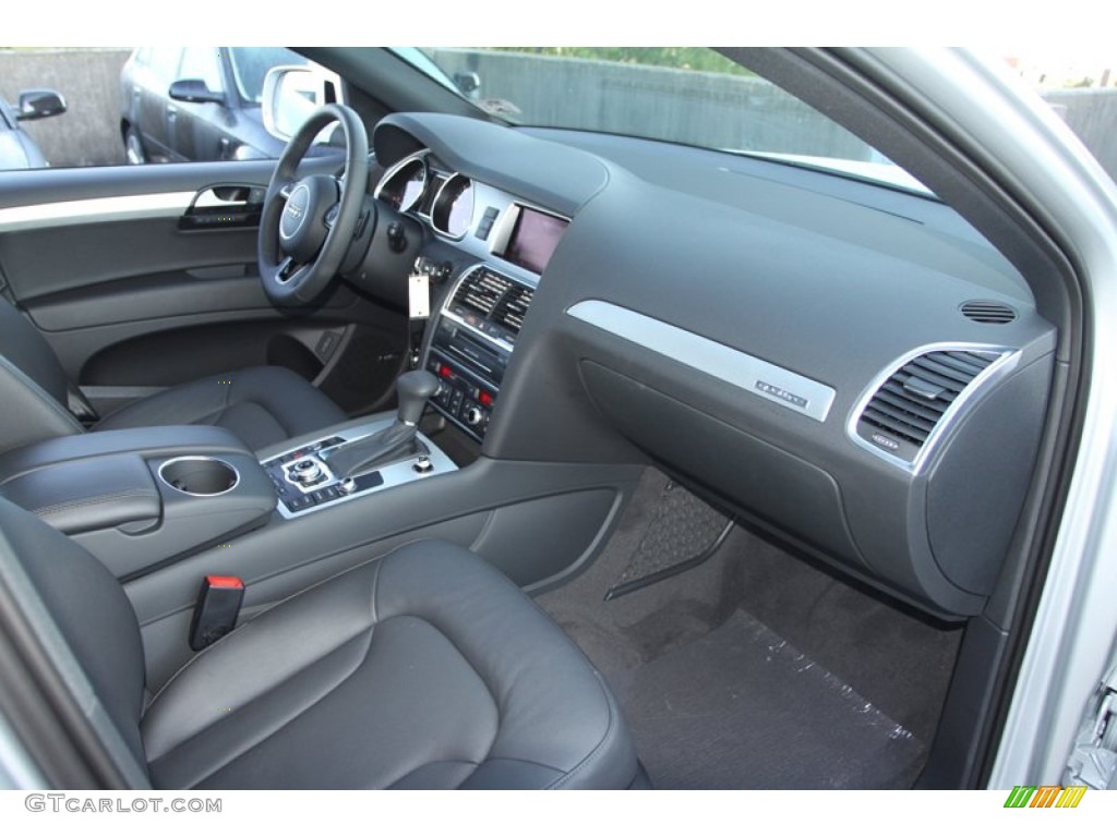 2013 Audi Q7 3.0 S Line quattro Black Dashboard Photo #72995815