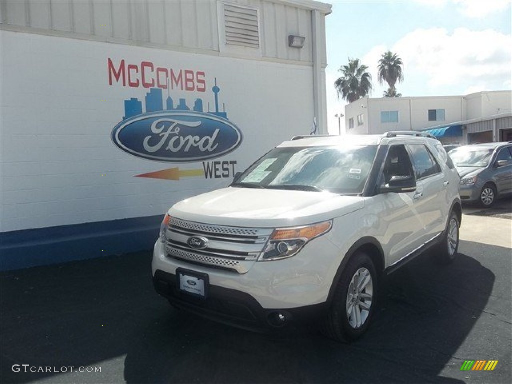 White Suede Ford Explorer