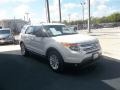 2012 White Suede Ford Explorer XLT EcoBoost  photo #3