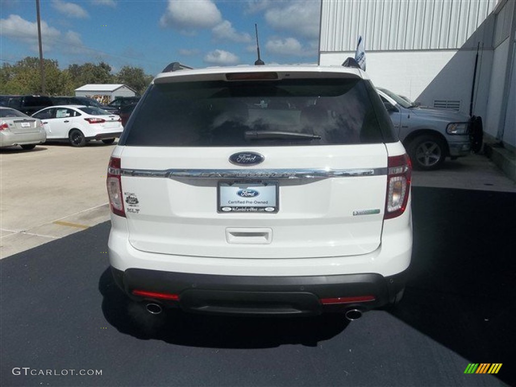 2012 Explorer XLT EcoBoost - White Suede / Medium Light Stone photo #6