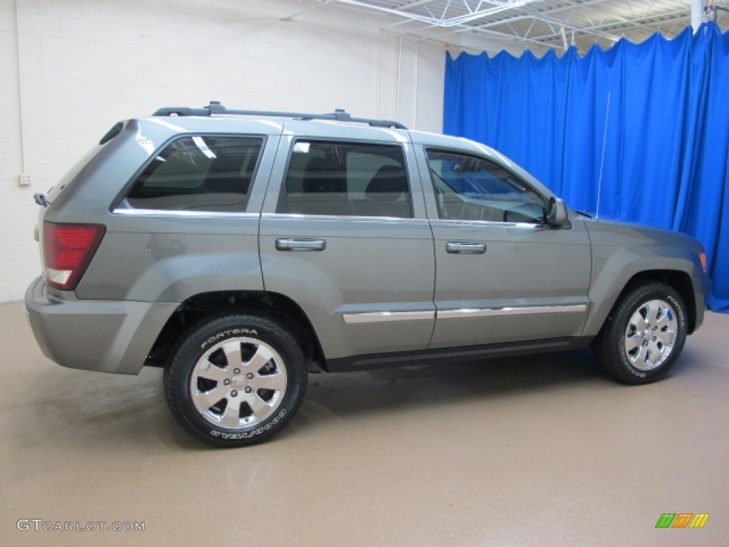 2008 Grand Cherokee Limited 4x4 - Mineral Gray Metallic / Dark Slate Gray/Light Graystone photo #10