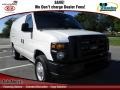 Oxford White 2010 Ford E Series Van E350 XL Commericial