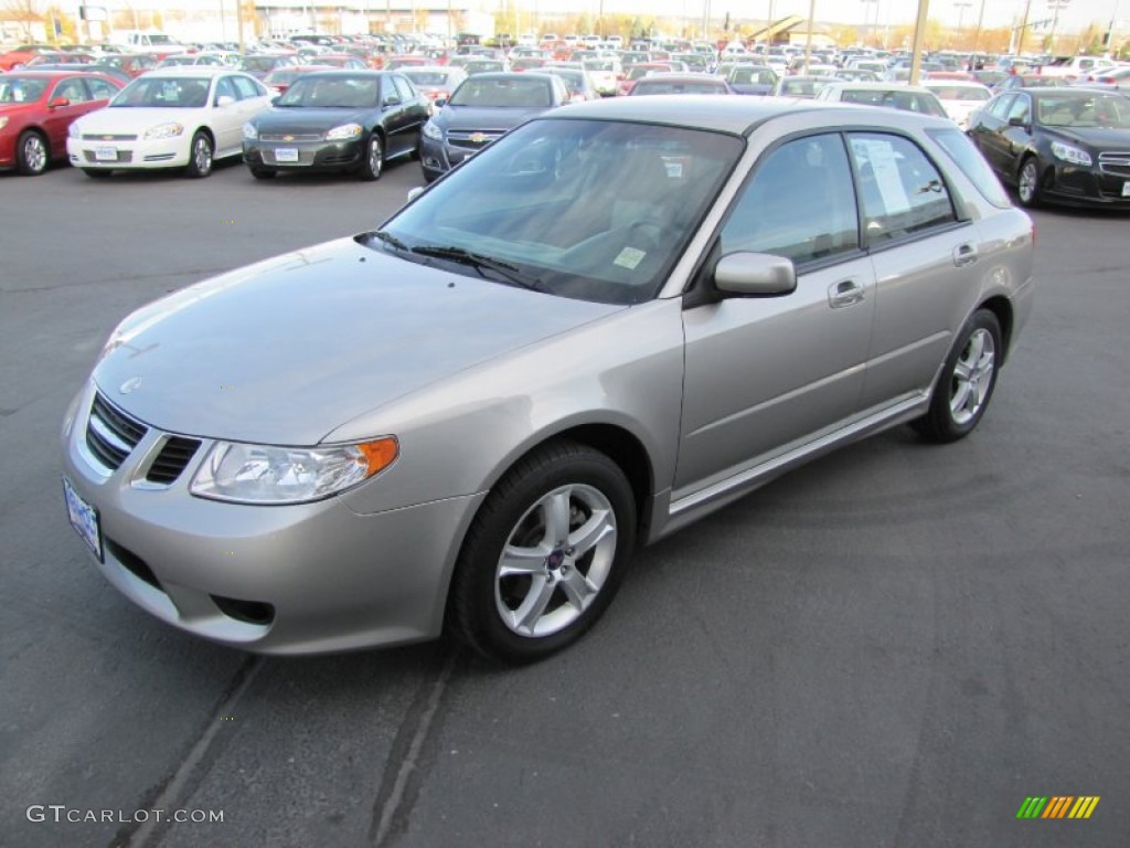 2005 9-2X Linear Wagon - Satin Grey Metallic / Black/Parchment photo #1