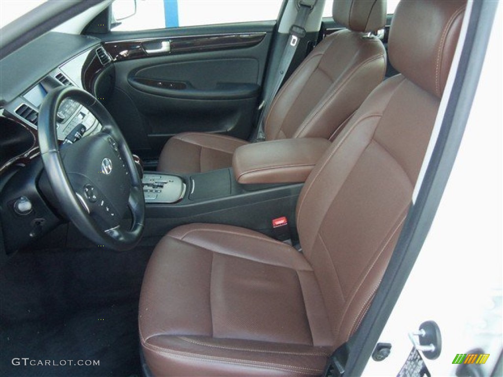 Saddle Interior 2012 Hyundai Genesis 3.8 Sedan Photo #72999154