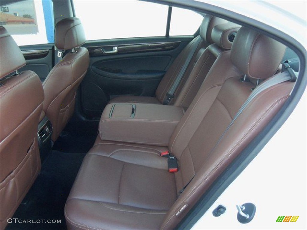 2012 Hyundai Genesis 3.8 Sedan Rear Seat Photo #72999215
