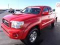 2007 Radiant Red Toyota Tacoma V6 TRD Sport Access Cab 4x4  photo #3