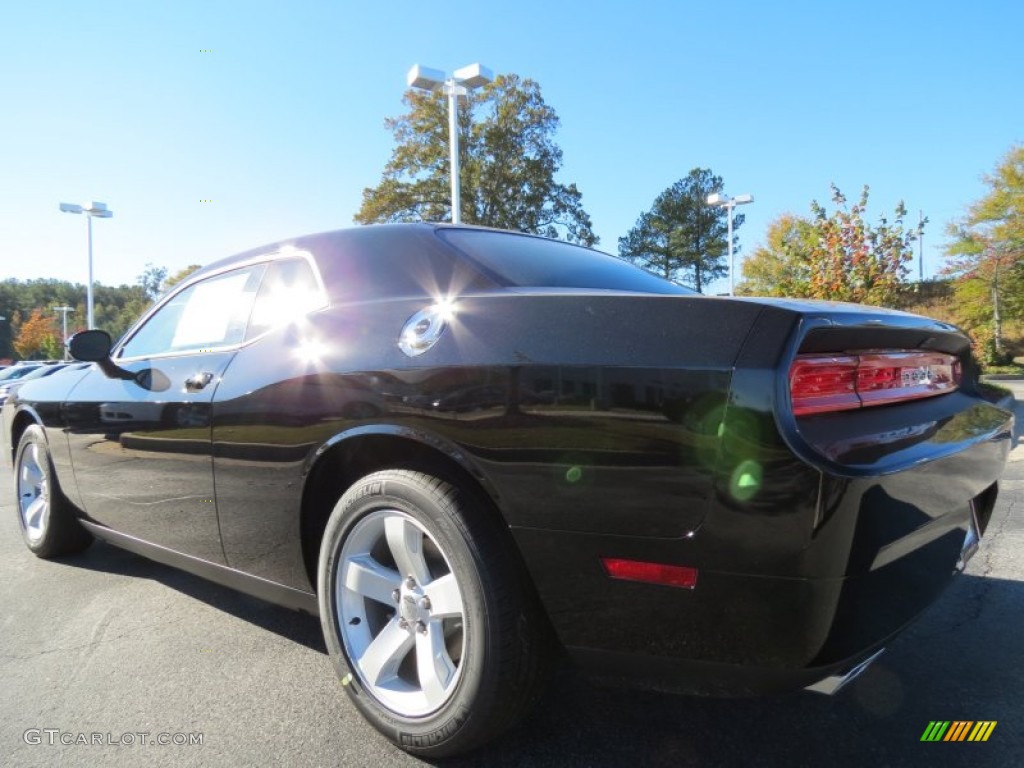 2013 Challenger SXT - Pitch Black / Dark Slate Gray photo #2