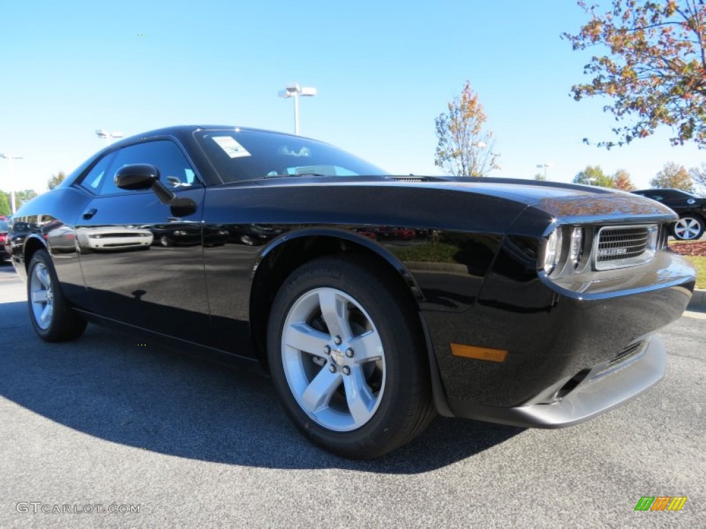 2013 Challenger SXT - Pitch Black / Dark Slate Gray photo #4