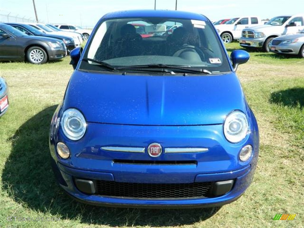 Azzuro (Blue) 2013 Fiat 500 Pop Exterior Photo #73000196