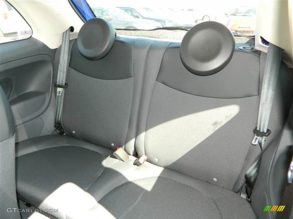 2013 Fiat 500 Pop Rear Seat Photo #73000306