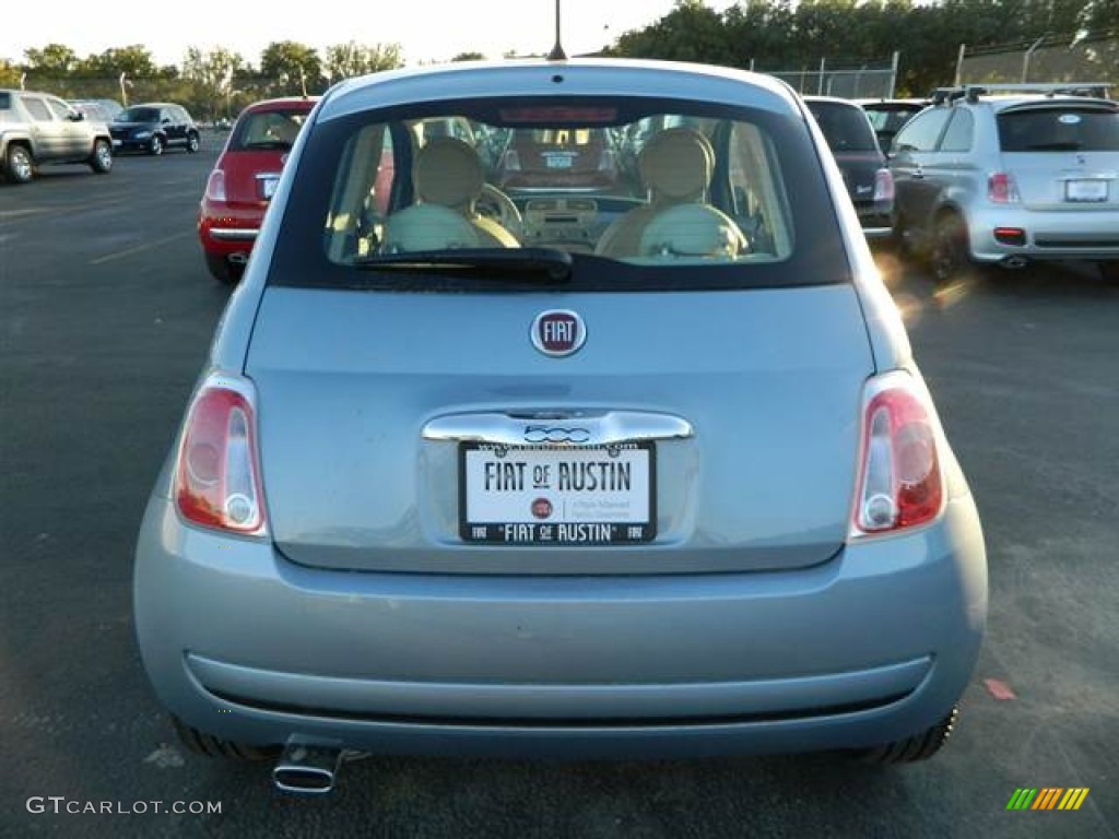 2013 500 Pop - Luce Blu (Light Blue) / Grigio/Avorio (Gray/Ivory) photo #5