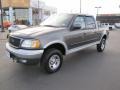 2002 Dark Shadow Grey Metallic Ford F150 XLT SuperCrew 4x4  photo #1