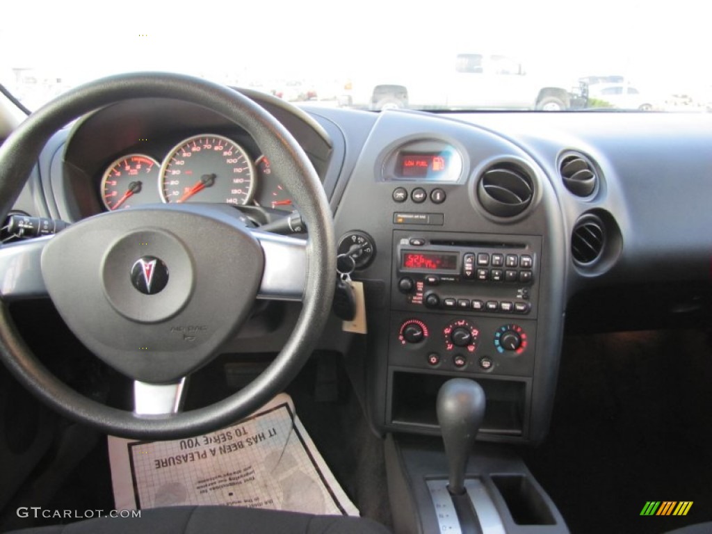 2008 Pontiac Grand Prix Sedan Ebony Dashboard Photo #73002493