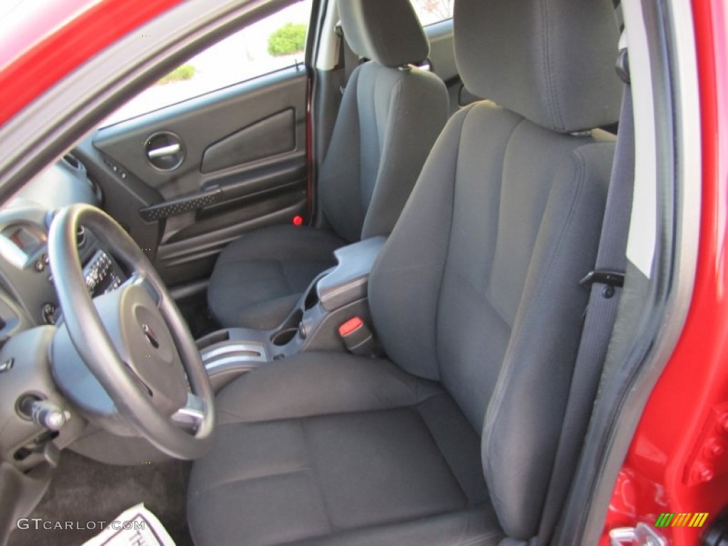 Ebony Interior 2008 Pontiac Grand Prix Sedan Photo #73002520