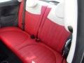 Rosso/Avorio (Red/Ivory) Rear Seat Photo for 2013 Fiat 500 #73002917