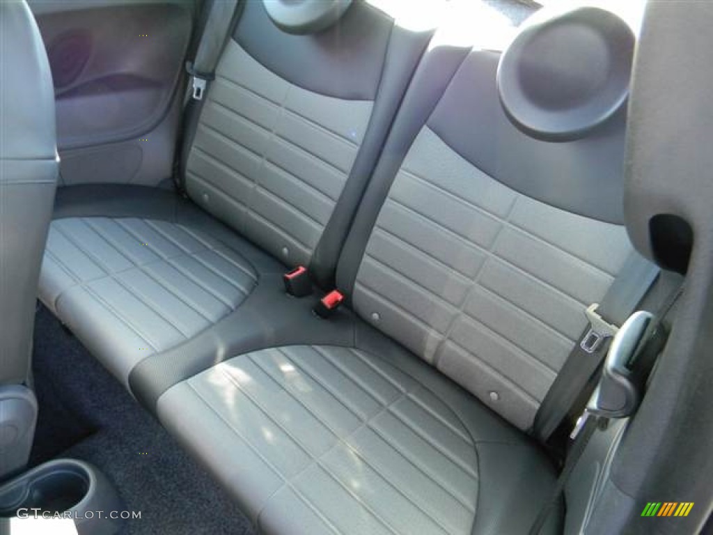 2013 Fiat 500 Sport Rear Seat Photo #73003486