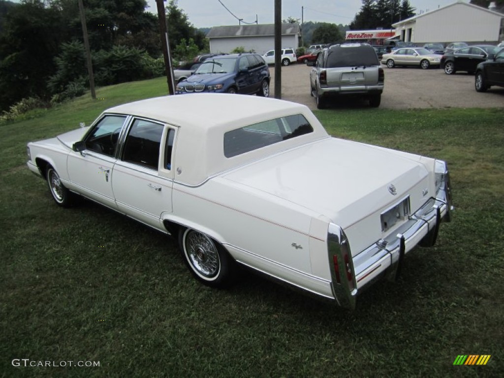 White 1990 Cadillac Brougham Standard Brougham Model Exterior Photo #73003654