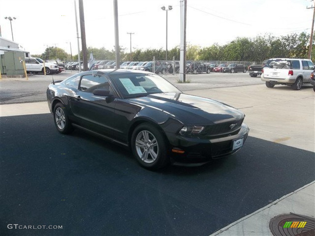 2011 Mustang V6 Coupe - Ebony Black / Charcoal Black photo #2