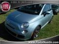 2013 Luce Blu (Light Blue) Fiat 500 Sport  photo #1