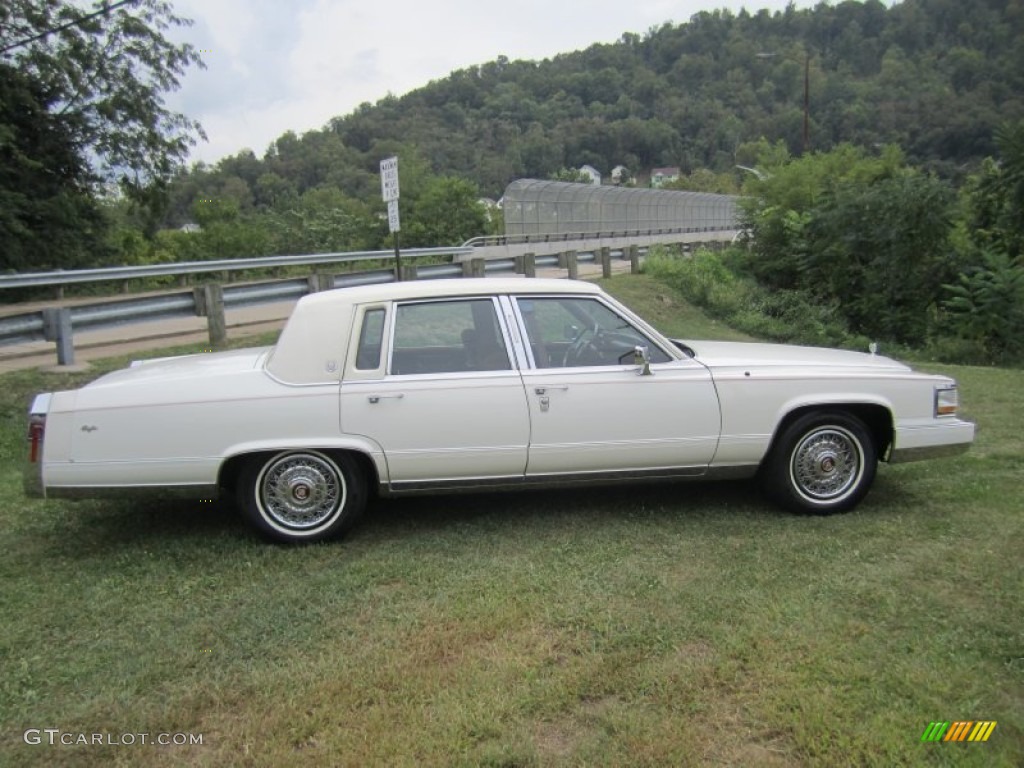 White 1990 Cadillac Brougham Standard Brougham Model Exterior Photo #73003765