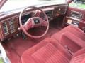1990 Cadillac Brougham Burgundy Interior Prime Interior Photo