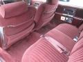 Burgundy Rear Seat Photo for 1990 Cadillac Brougham #73004070