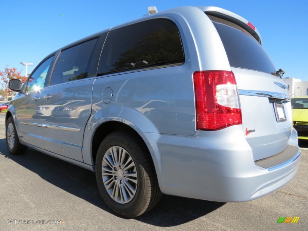 2013 Town & Country Touring - L - Crystal Blue Pearl / Dark Frost Beige/Medium Frost Beige photo #2