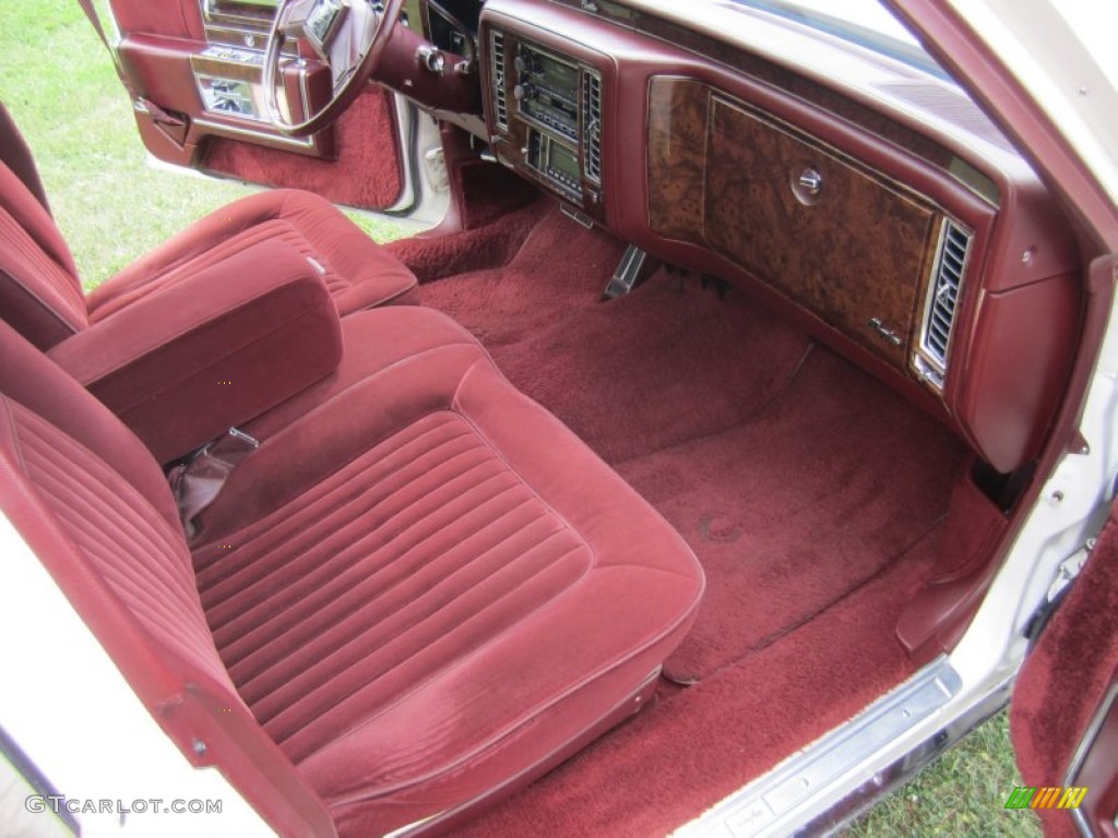 1990 Cadillac Brougham Standard Brougham Model Interior Color Photos